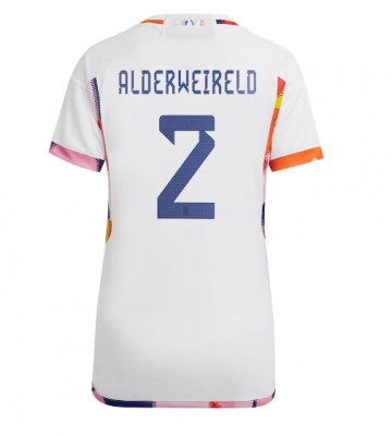 Belgien Toby Alderweireld #2 Replika Udebanetrøje Dame VM 2022 Kortærmet